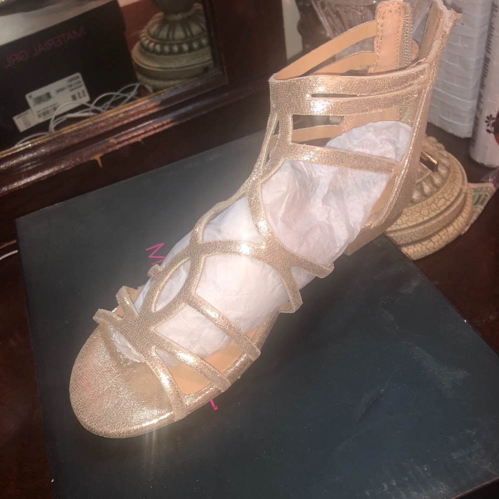 Gold sandals